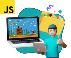 Програмиране на JavaScript. Научете се да създавате игри! - Школа программирования для детей, компьютерные курсы для школьников, начинающих и подростков - KIBERone г. Бургас